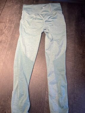 Seamless High-Waist blue Leggings